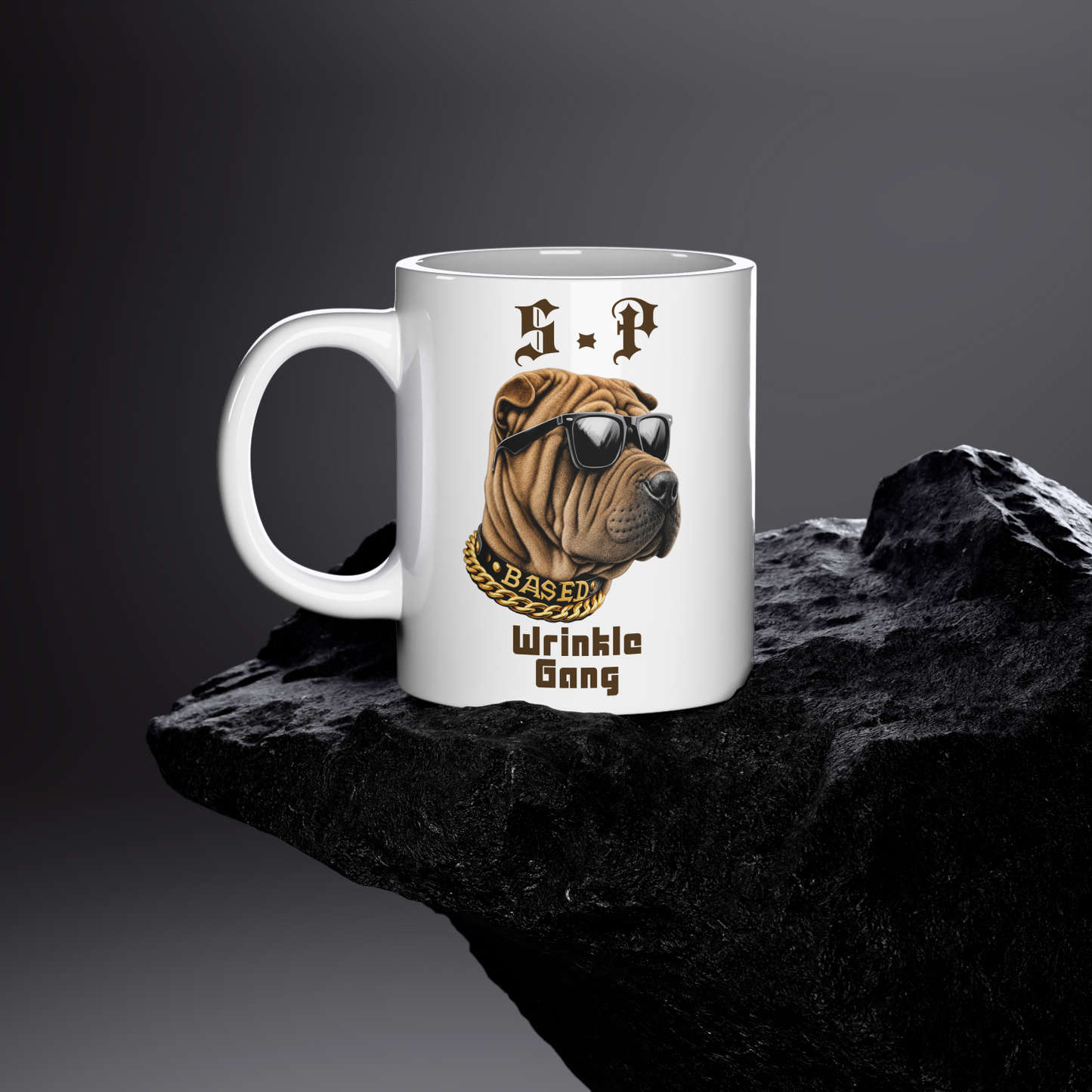 S.P Wrinkle Gang Personalised Shar Pei Streetwear Mug