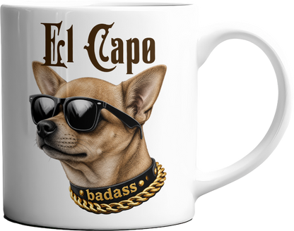 El Capo  Chihuahua  Personalised Streetwear Mug - J & I Vision