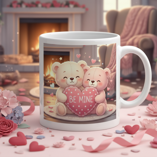 Sip Happens ☕✨ – Ceramic Love Mugs & Washable Coasters for Everyday Romance 6 - Mug