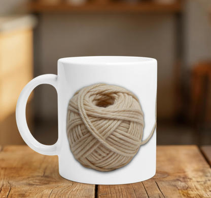 Yarn Crafters Mug – Funny Knitting & Crochet Gift | 250ml Ceramic Coffee Cup - J & I Vision