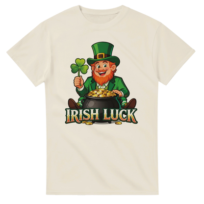 Irish Luck Leprechaun T-Shirt | Classic Fit Cotton Tee