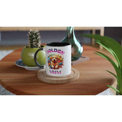 Golden Retriever Mum 250ml Ceramic Mug – Cute Gift for Golden Retriever Mums & Dog Lovers