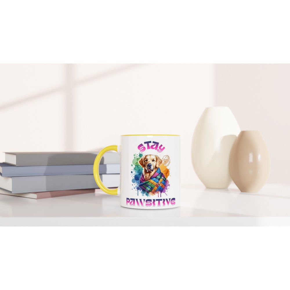 Golden Retriever Mug – Perfect Gift for Dog Lovers and Golden Enthusiasts - Print Material