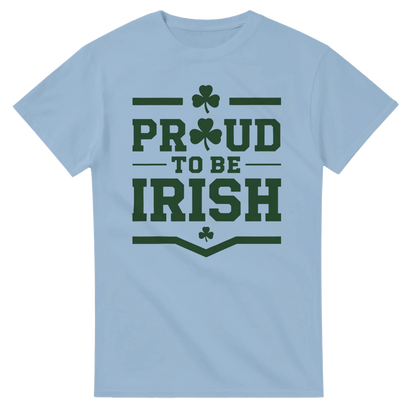 Proud to be Irish T-Shirt | Simple Design | Heavyweight Cotton Casual Wear
