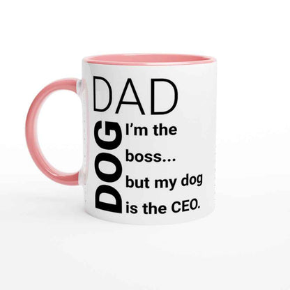 Funny Dog Dad Mug – 250ml Ceramic Gift for Dog Lovers | Perfect for Father's Day & Birthdays