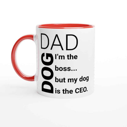 Funny Dog Dad Mug – 250ml Ceramic Gift for Dog Lovers | Perfect for Father's Day & Birthdays
