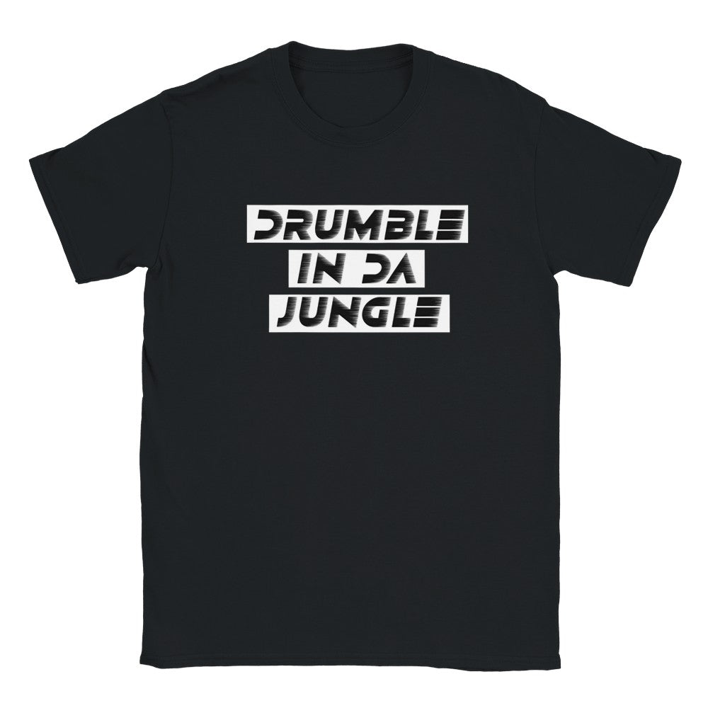 Drumble In The Jungle Rave T-Shirt - Soft Durable & Perfect for Parties - Black / S - T-shirt