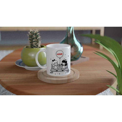 Romantic Mug Friendship - Cute Love Design - Perfect Valentine Gift