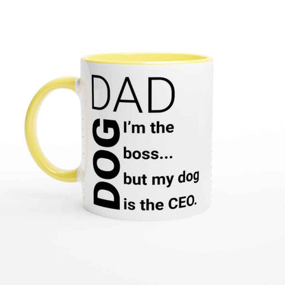 Funny Dog Dad Mug – 250ml Ceramic Gift for Dog Lovers | Perfect for Father's Day & Birthdays