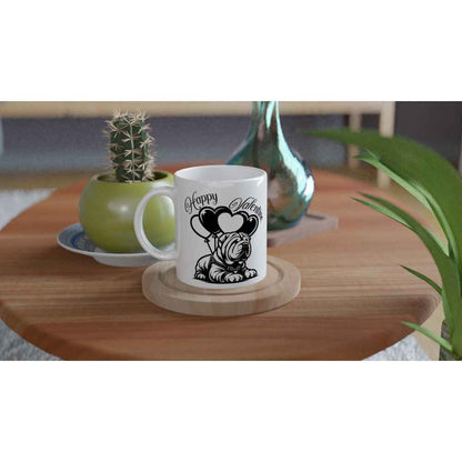 Romantic Shar Pei Mug - Perfect Gift for Valentine’s Day - Cute Ceramic Dog  Cup