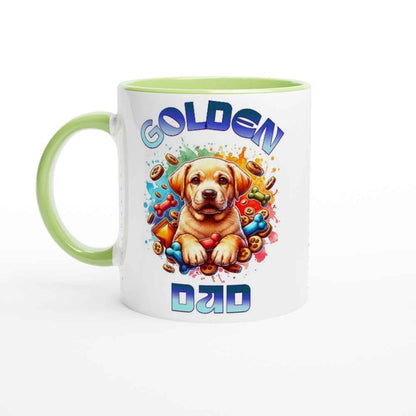 Golden Retriever Dad 250ml Ceramic Mug – Cute Gift for Golden Retriever Dads | Perfect for Father's Day