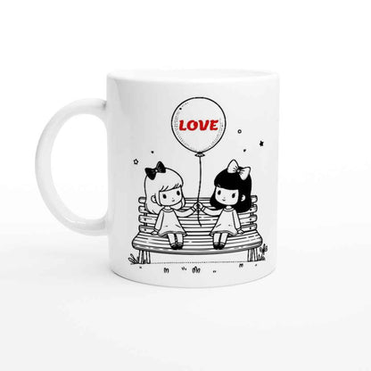 Romantic Mug Friendship - Cute Love Design - Perfect Valentine Gift
