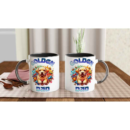 Golden Retriever Dad 250ml Ceramic Mug – Cute Gift for Golden Retriever Dads | Perfect for Father's Day