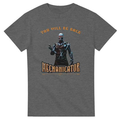 Funny Mechanic Terminator  cotton T-shirt Gift for dad, partner, grandad