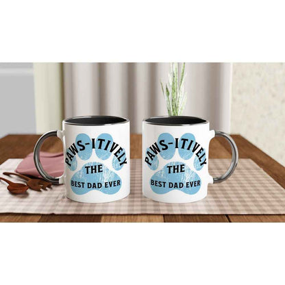 Pawsitively the Best Dad Ever Mug – Funny Dog Dad Gift | Perfect for Father's Day & Birthdays