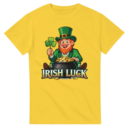 Irish Luck Leprechaun T-Shirt | Classic Fit Cotton Tee