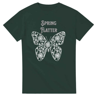 Cute Butterfly T-Shirt in lace style | Stylish 100% Cotton Tee | Casual Everyday Wear