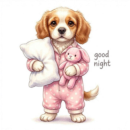 Puppy Girl Good Night Ceramic Mug – Cute Gift for Dog Lovers Different puppies Customized - J & I Vision