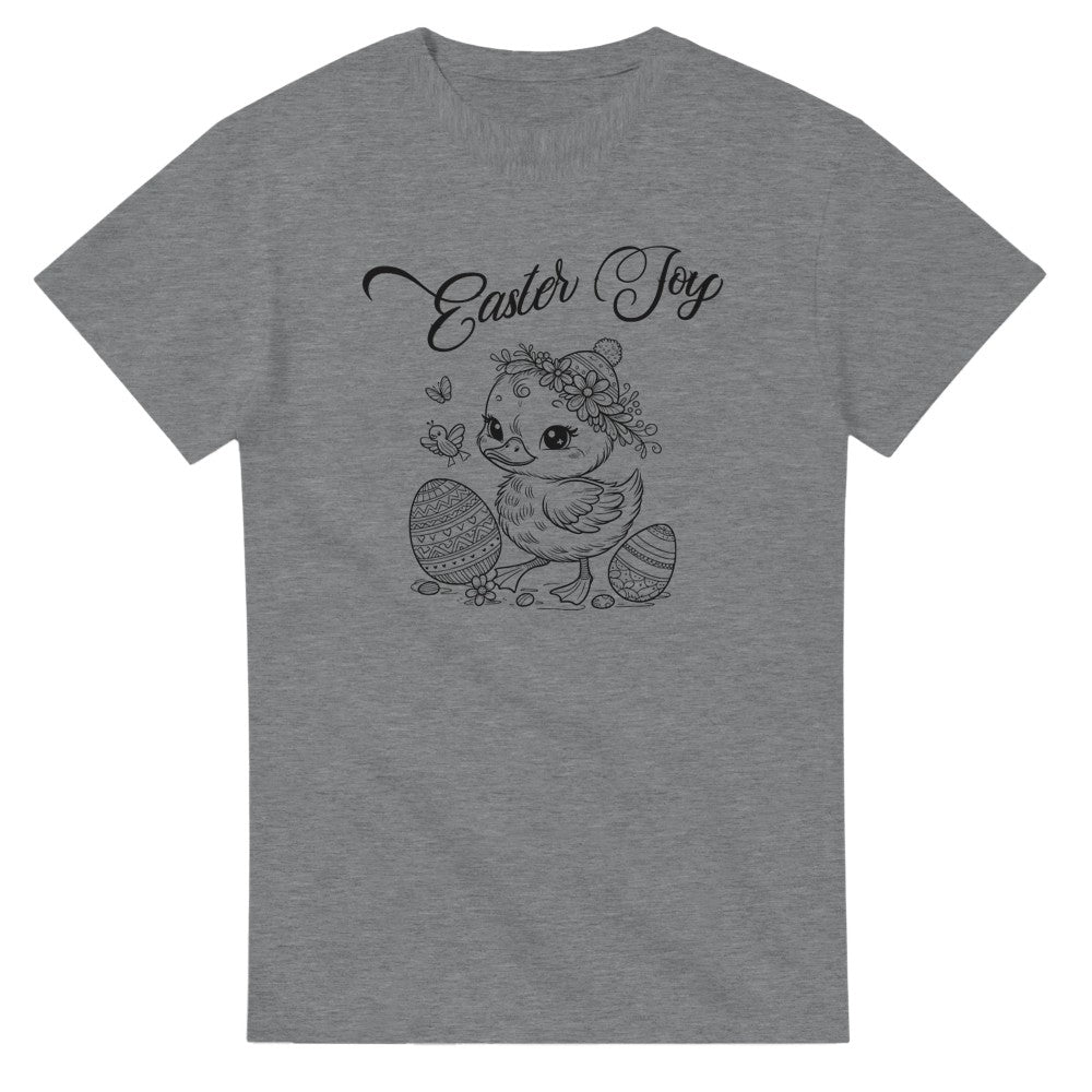 Easter Joy T-Shirt - Cute Duckling & Eggs Design - Perfect for Spring Celebrations - Sport Grey / S - T-shirt