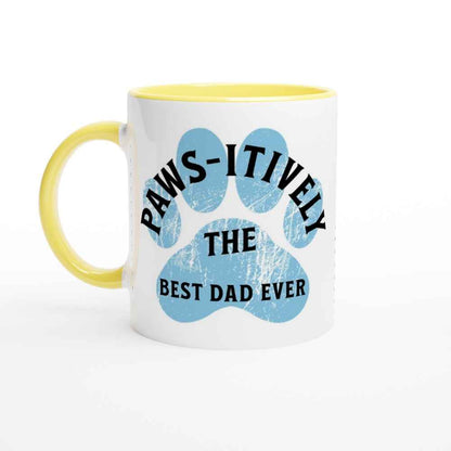 Pawsitively the Best Dad Ever Mug – Funny Dog Dad Gift | Perfect for Father's Day & Birthdays