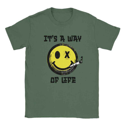 It' a way of life t-shirt for ravers. Unisex t shirt funny aesthetic t-shirts for preppy style lovers