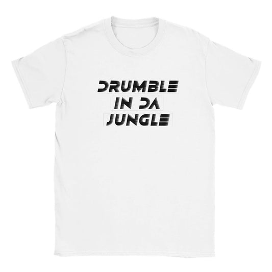 Drumble In The Jungle Rave T-Shirt - Soft Durable & Perfect for Parties - White / S - T-shirt