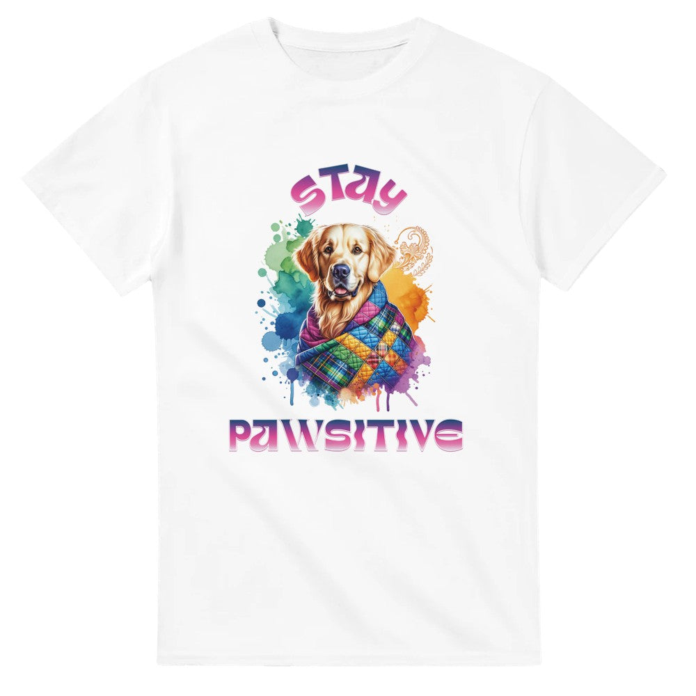Cute Golden Retriever T-Shirt – Perfect Gift for Dog Lovers - White / S - T-shirt