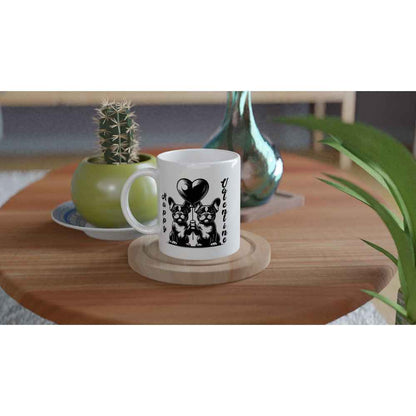 Cute French Bulldogs mug romantic gift for Valentine