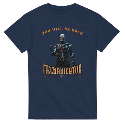 Funny Mechanic Terminator  cotton T-shirt Gift for dad, partner, grandad