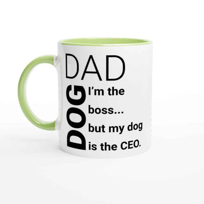 Funny Dog Dad Mug – 250ml Ceramic Gift for Dog Lovers | Perfect for Father's Day & Birthdays