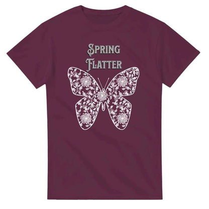 Cute Butterfly T-Shirt in lace style | Stylish 100% Cotton Tee | Casual Everyday Wear