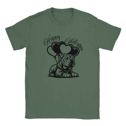 Romantic Shar Pei T-Shirt - Cute Valentine's Gift - Soft Feel Tee