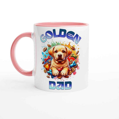 Golden Retriever Dad 250ml Ceramic Mug – Cute Gift for Golden Retriever Dads | Perfect for Father's Day