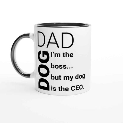 Funny Dog Dad Mug – 250ml Ceramic Gift for Dog Lovers | Perfect for Father's Day & Birthdays