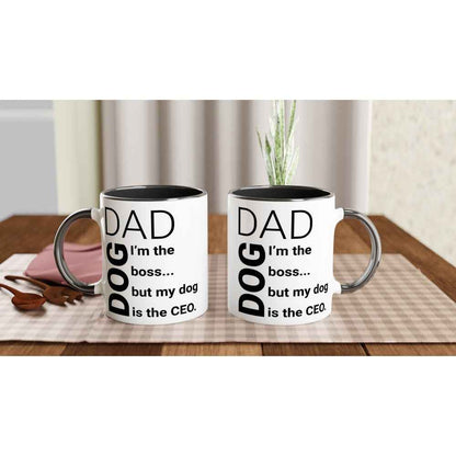 Funny Dog Dad Mug – 250ml Ceramic Gift for Dog Lovers | Perfect for Father's Day & Birthdays