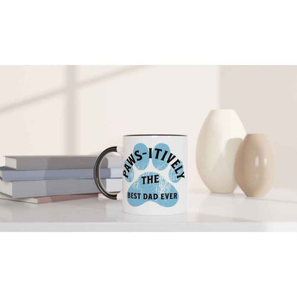 Pawsitively the Best Dad Ever Mug – Funny Dog Dad Gift | Perfect for Father's Day & Birthdays