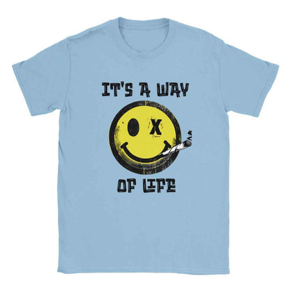 It' a way of life t-shirt for ravers. Unisex t shirt funny aesthetic t-shirts for preppy style lovers