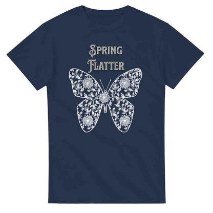 Cute Butterfly T-Shirt in lace style | Stylish 100% Cotton Tee | Casual Everyday Wear