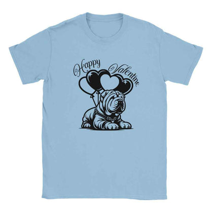 Romantic Shar Pei T-Shirt - Cute Valentine's Gift - Soft Feel Tee