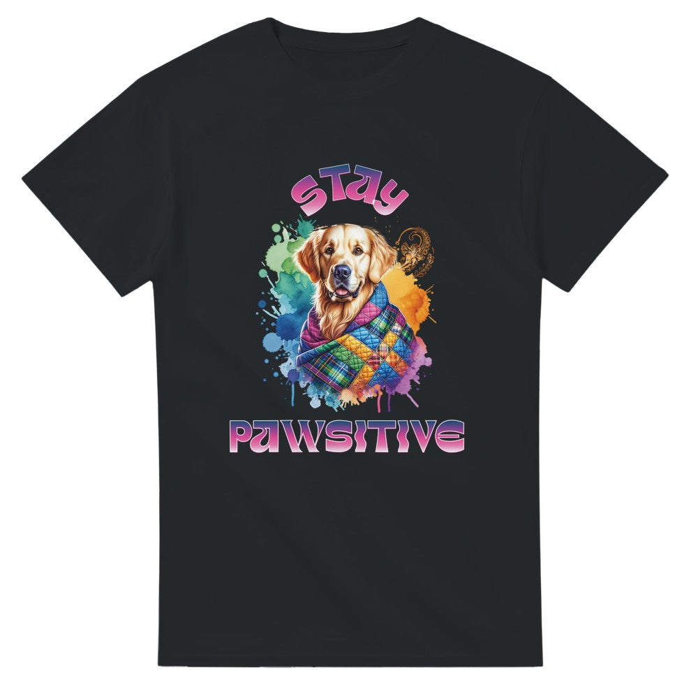 Cute Golden Retriever T-Shirt – Perfect Gift for Dog Lovers - Black / S - T-shirt