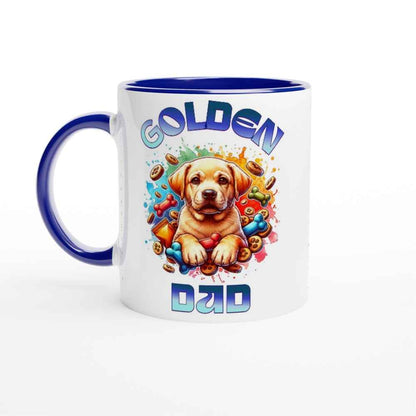 Golden Retriever Dad 250ml Ceramic Mug – Cute Gift for Golden Retriever Dads | Perfect for Father's Day