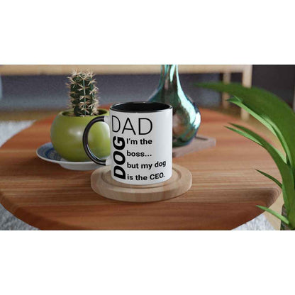 Funny Dog Dad Mug – 250ml Ceramic Gift for Dog Lovers | Perfect for Father's Day & Birthdays