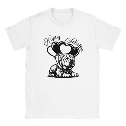 Romantic Shar Pei T-Shirt - Cute Valentine's Gift - Soft Feel Tee