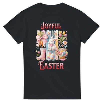 Joyful Easter T-Shirt | Cute Bunny & Egg Design | Perfect for Spring