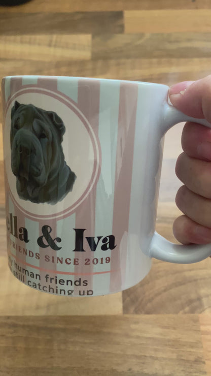 Personalised Best Friend Mug – Custom Name, Photo, Year & Colour