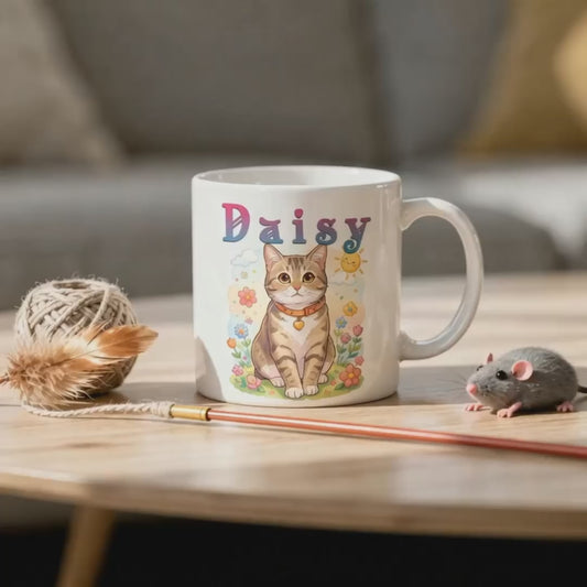 Memory Pet  Mug illustrated style – Personalized